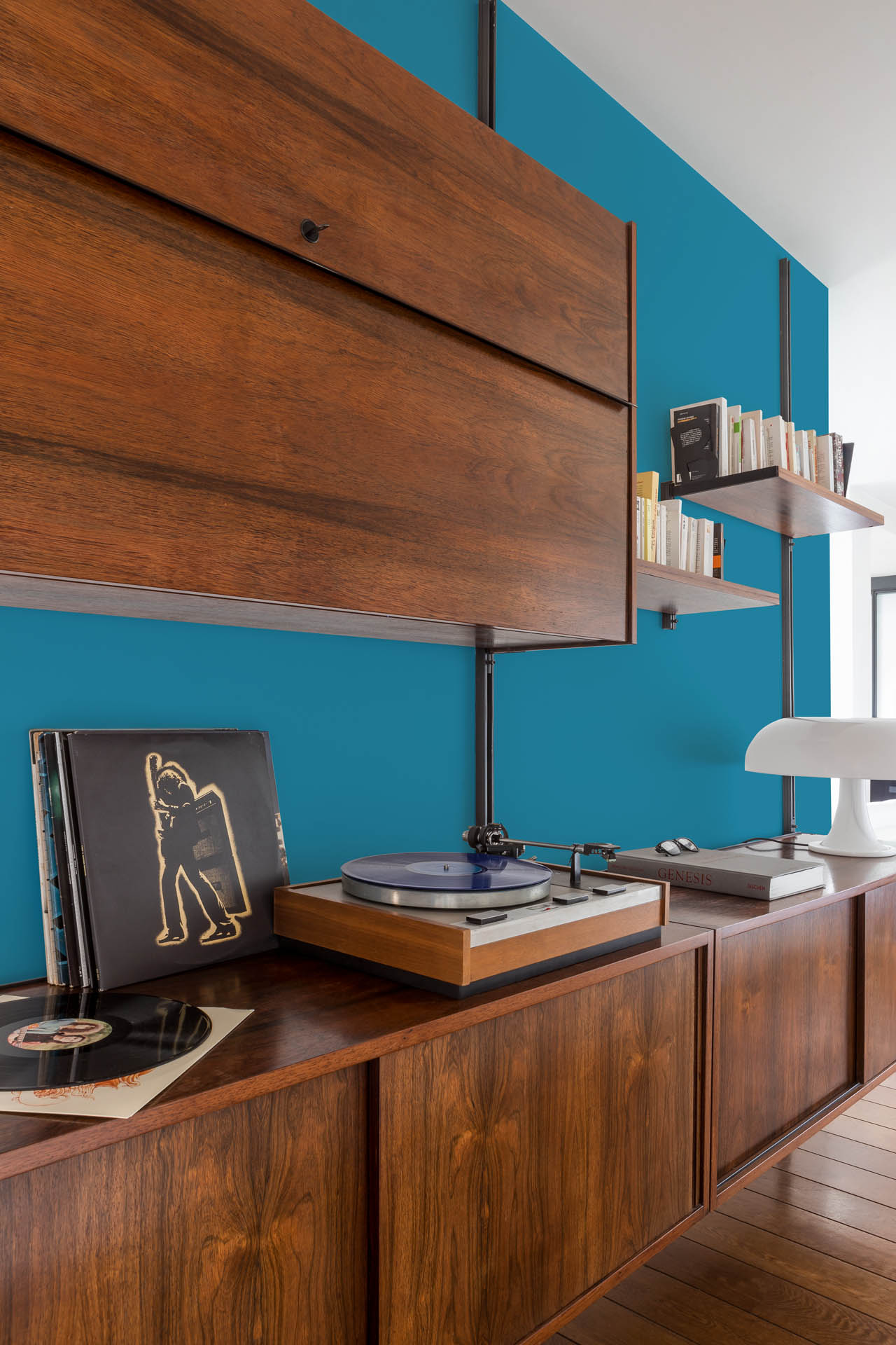 bibliotheque-mural-teinte-antiquaire-palissandre bibliotheque-mural-teinte-antiquaire-palissandre