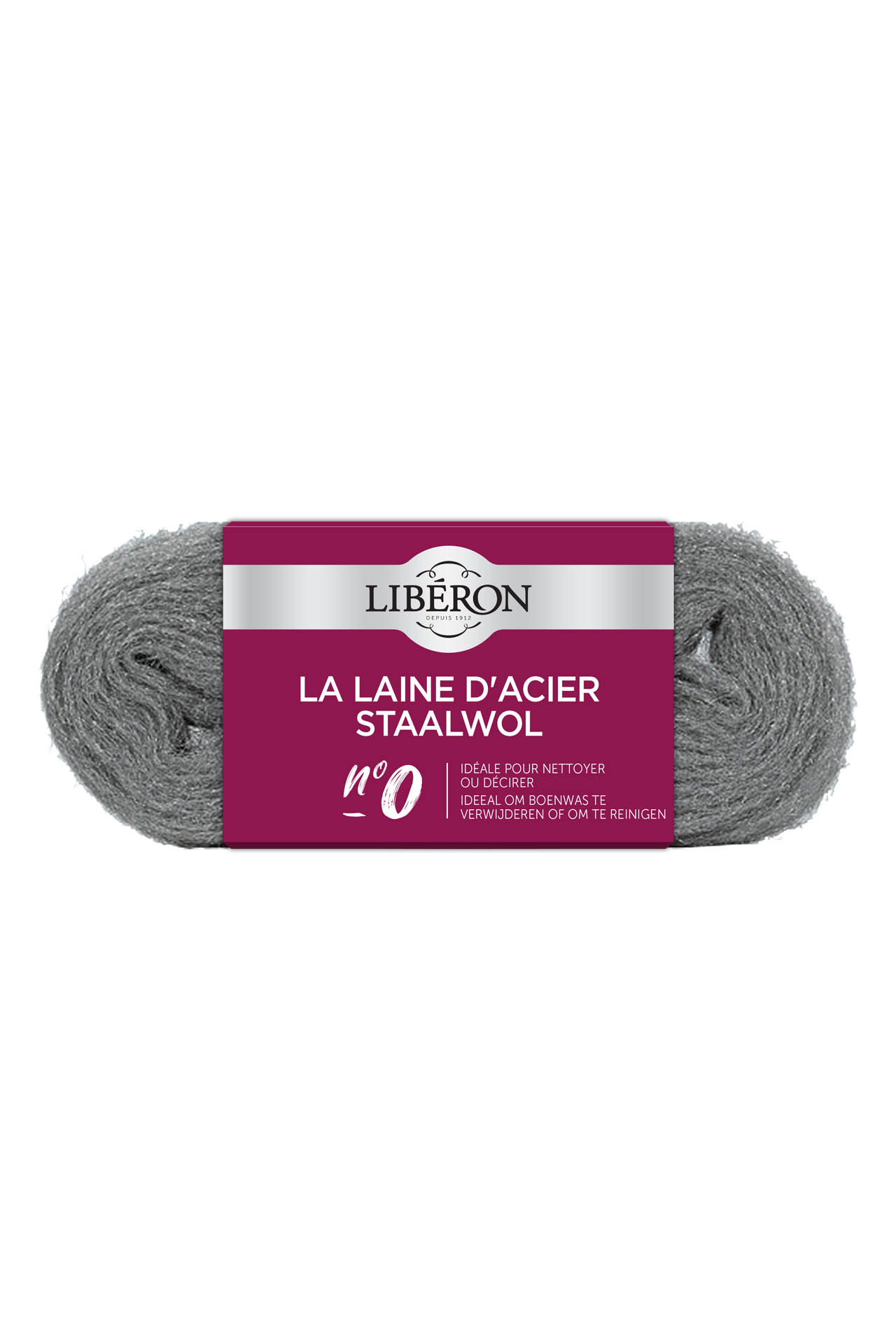 Trollull Laine D'Acier Fine 00 - 450g - Ponçage Bois, Nettoyage Et Polissage Multi-surfaces