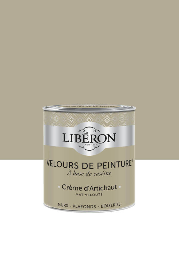 Peinture-Velours-0,5L-Creme-d-Artichaud