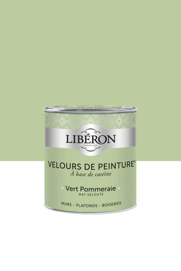Peinture-Velours-0,5L-Vert-Pommeraie